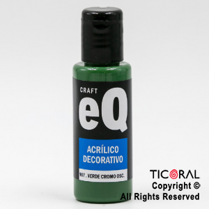 ACRIL.DECOR.EQ 907 VERDE CROMO OSCURO 50ML X 1